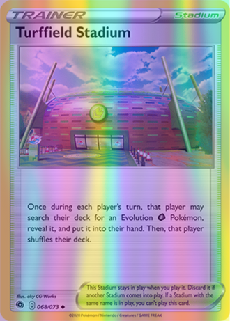 Turffield Stadium - 68/73 (CHP) Uncommon - Near Mint Reverse Holofoil