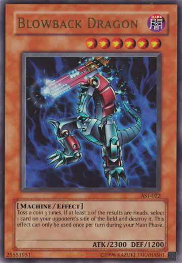 Blowback Dragon (AST-022) Ultra Rare - Light Play Unlimited