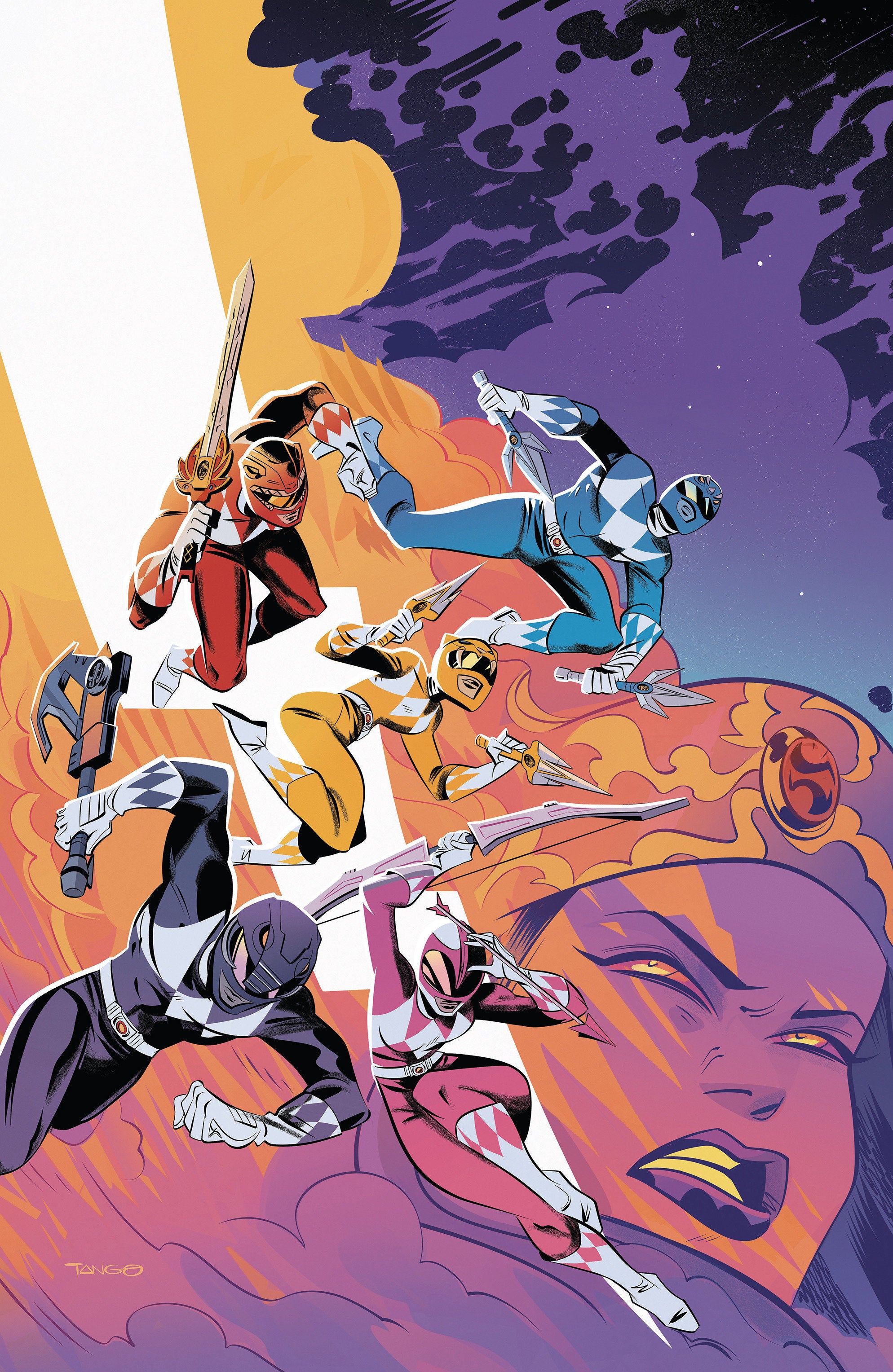 Mighty Morphin Power Rangers: Rita's Rewind #1 D 1:10 INCV (Full Art, Tango)