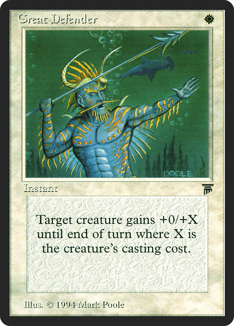 Great Defender (LEG-U) - Moderate Play