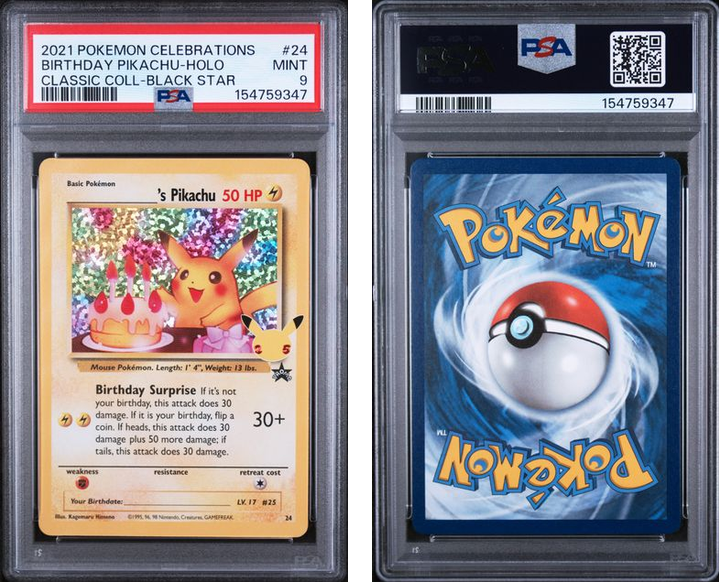 ______'s Pikachu - 24/53 (CLB:CC) Classic Collection - Near Mint Holofoil (GRADED - PSA 9)