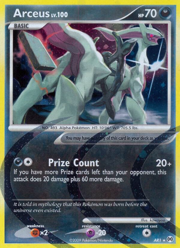 Arceus (AR1) - AR1 (PR) Holo Rare - Light Play Holofoil