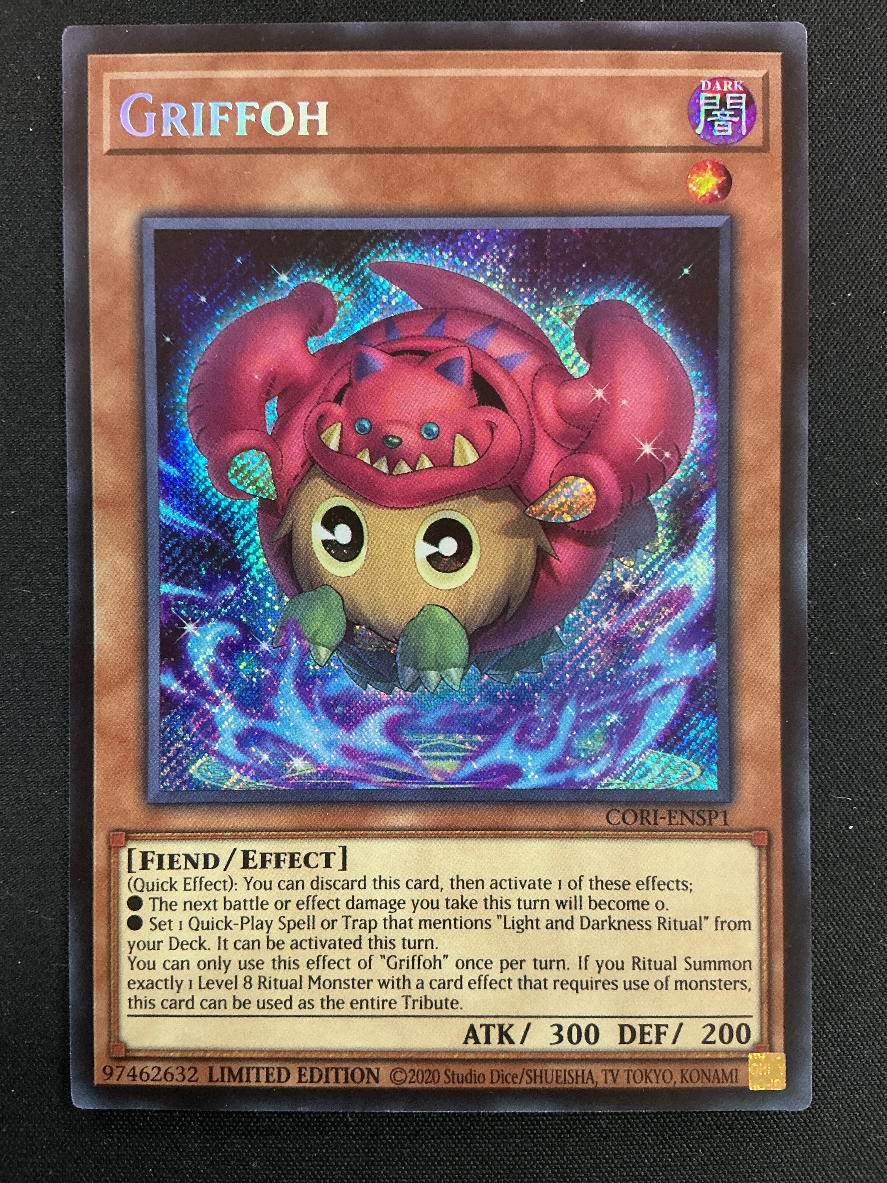 Griffoh (CORI-ENSP1) Secret Rare Near Mint 1st Edition