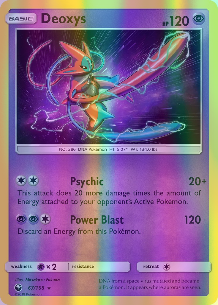 Deoxys - 067/168 (CES) Holo Rare - Near Mint Reverse Holofoil