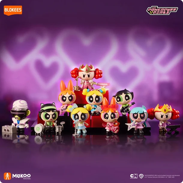 Blokees: The Powerpuff Girls - MOKOO Series 01 - Cute Beats (75871) BLIND BOX