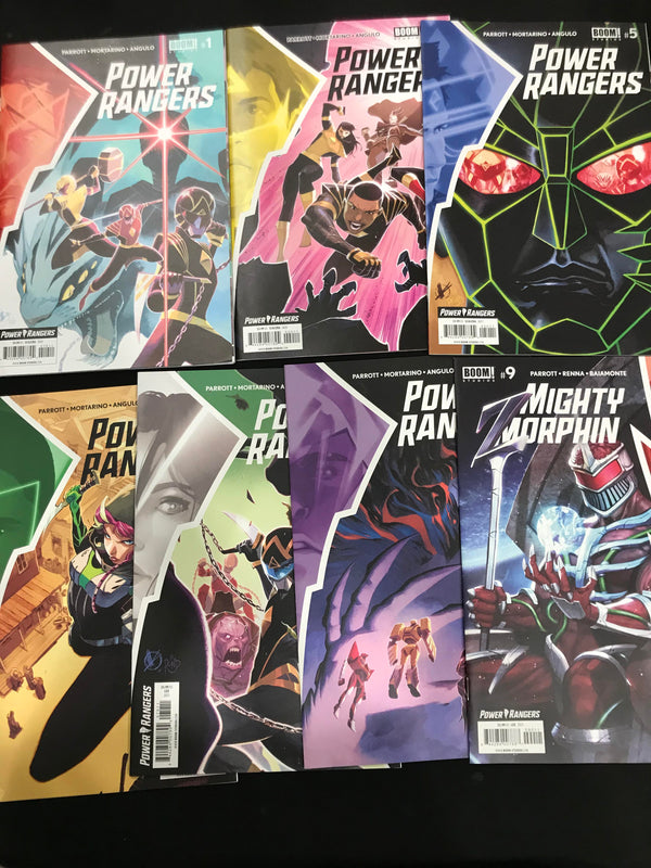 Power Rangers #1-2, 5-9 Comic Bundle