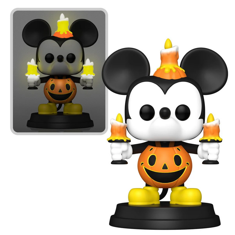 POP Figure Super: Disney Mickey Mouse #1493- Mickey Mouse Halloween Light-Up