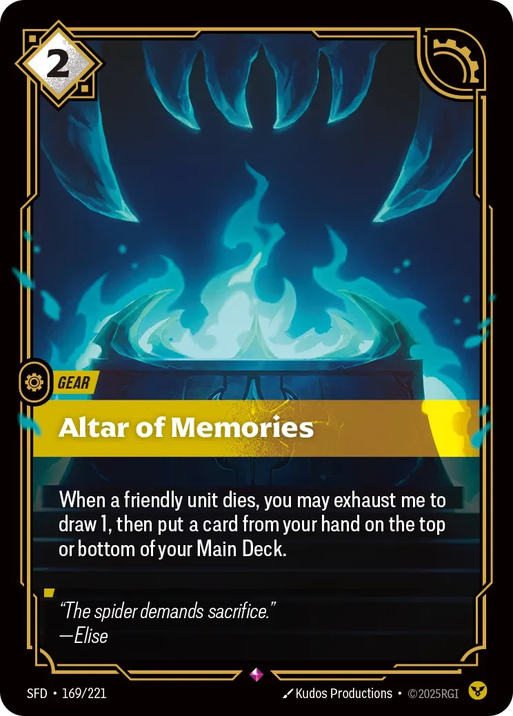 Altar of Memories - 169/221 (SFD) Rare