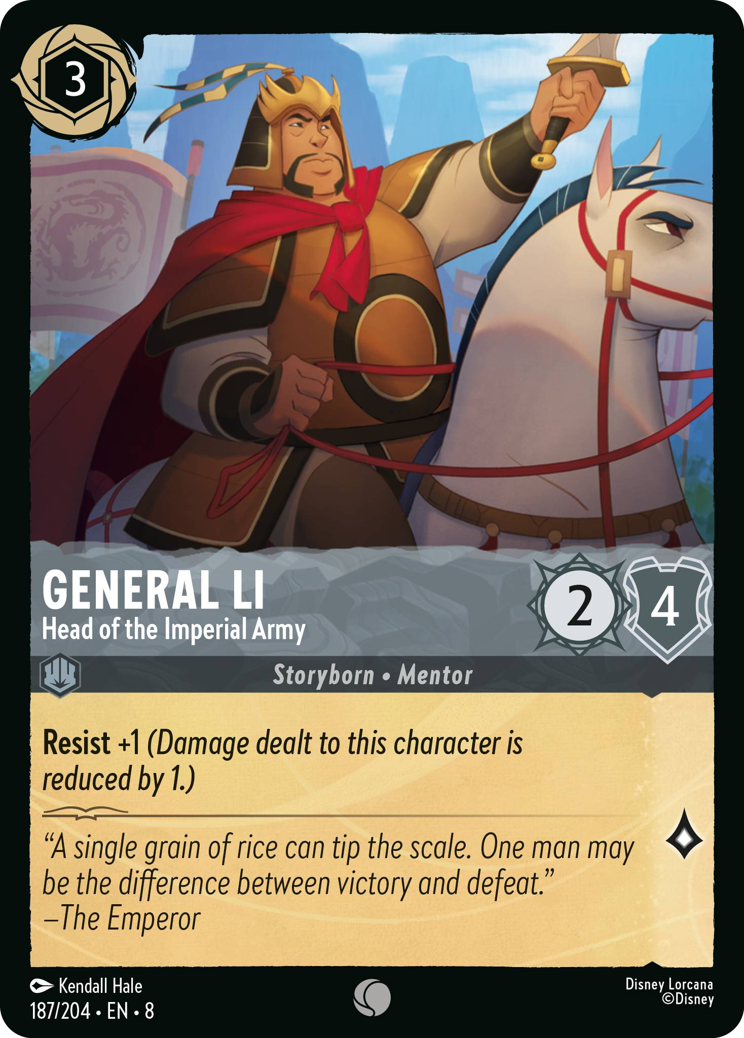 General Li - Head of the Imperial Army (Reign of Jafar - 187/204 ) Common