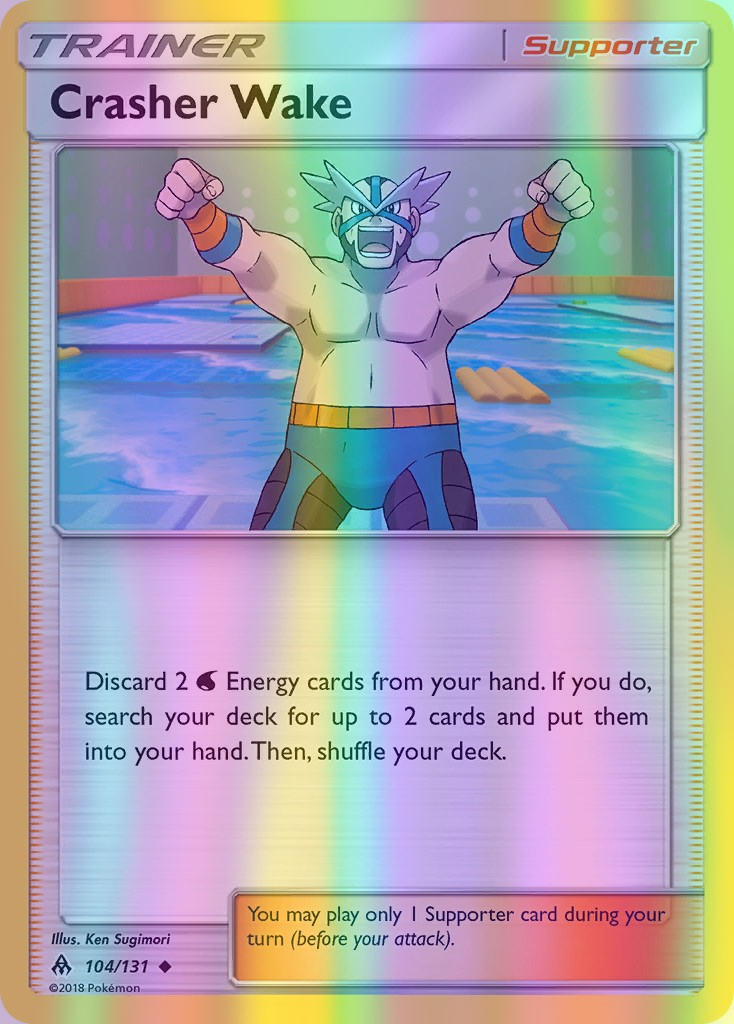 Crasher Wake - 104/131 (FLI) Uncommon - Near Mint Reverse Holofoil