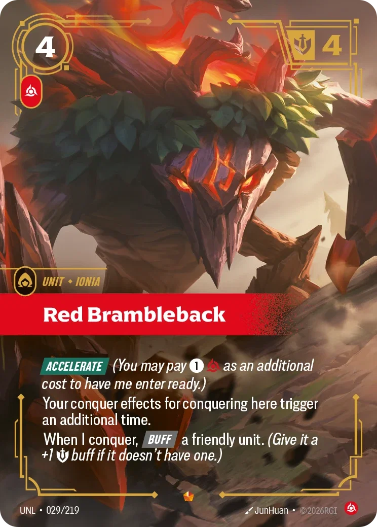 Red Brambleback - 029/219 (UNL) Epic