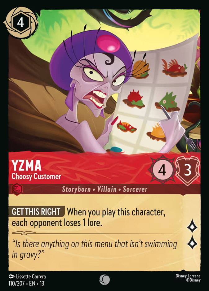 Yzma - Choosy Customer (110/204 - Attack of the Vine!) Common