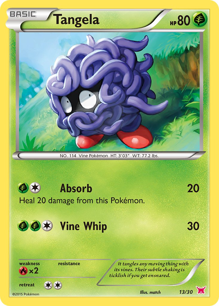 Tangela - 13/30 (TK8A) Common - Near Mint