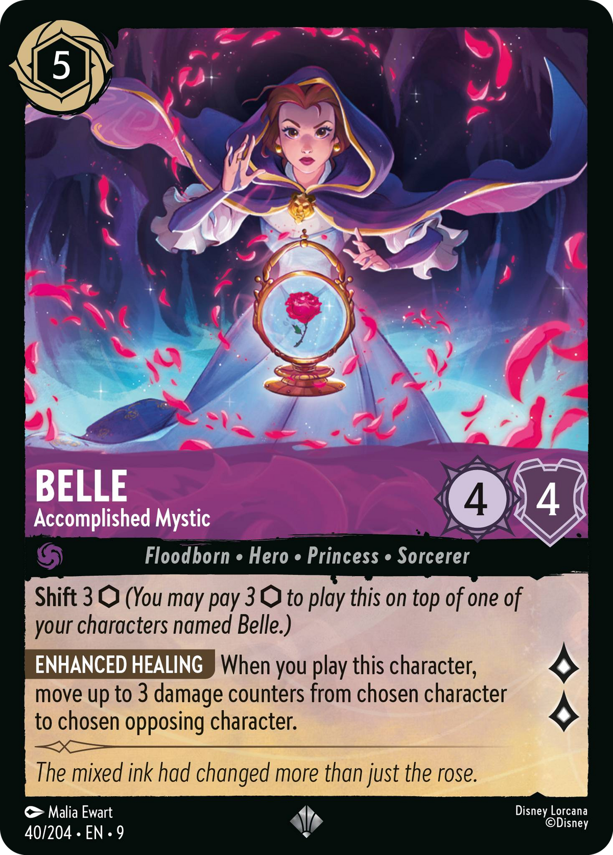 Belle - Accomplished Mystic (040/204 - Fabled) Super Rare