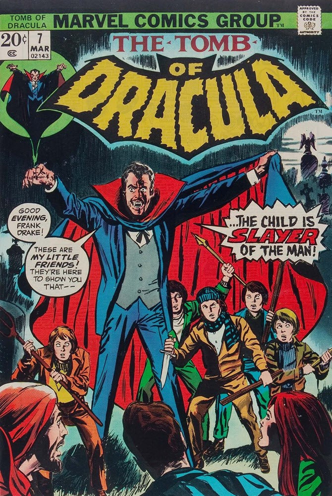 TOMB OF DRACULA (1972 Series) #7 (5.5) 1st App of Quincy Harker and Edith Harker