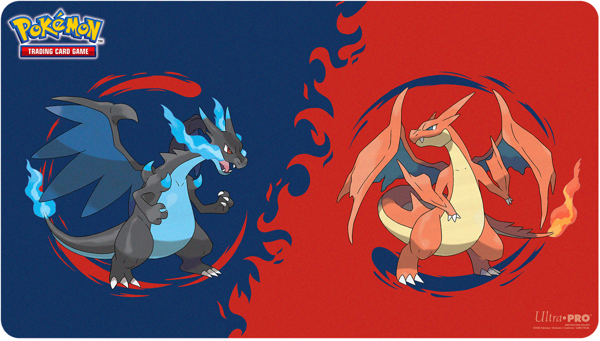 Ultra-PRO: Playmat - Pokemon: Charizard X & Charizard Y