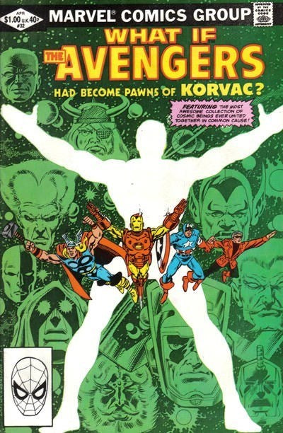 WHAT IF...? (1977 Series) #32 (8.0) The Avengers had become pawns of Korvac?