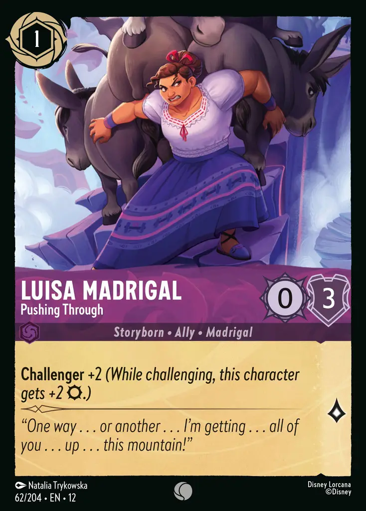 Luisa Madrigal - Pushing Through (062/204 - Wilds Unknown) Common