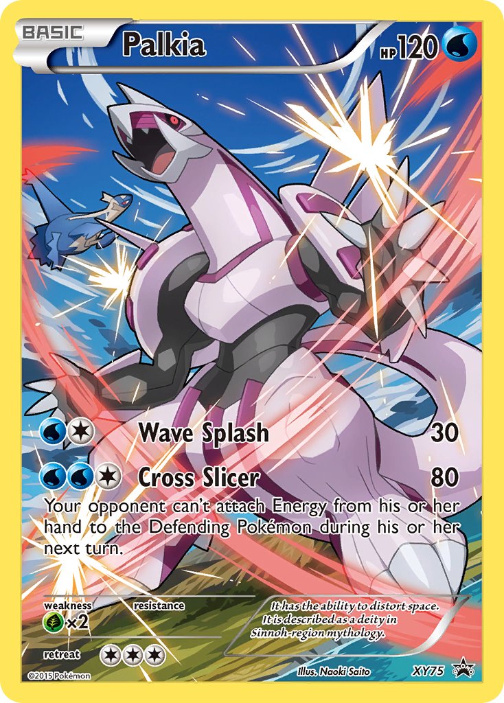 Palkia (Full Art Promo) - XY75 (XY:PR) Promo - Near Mint Holofoil