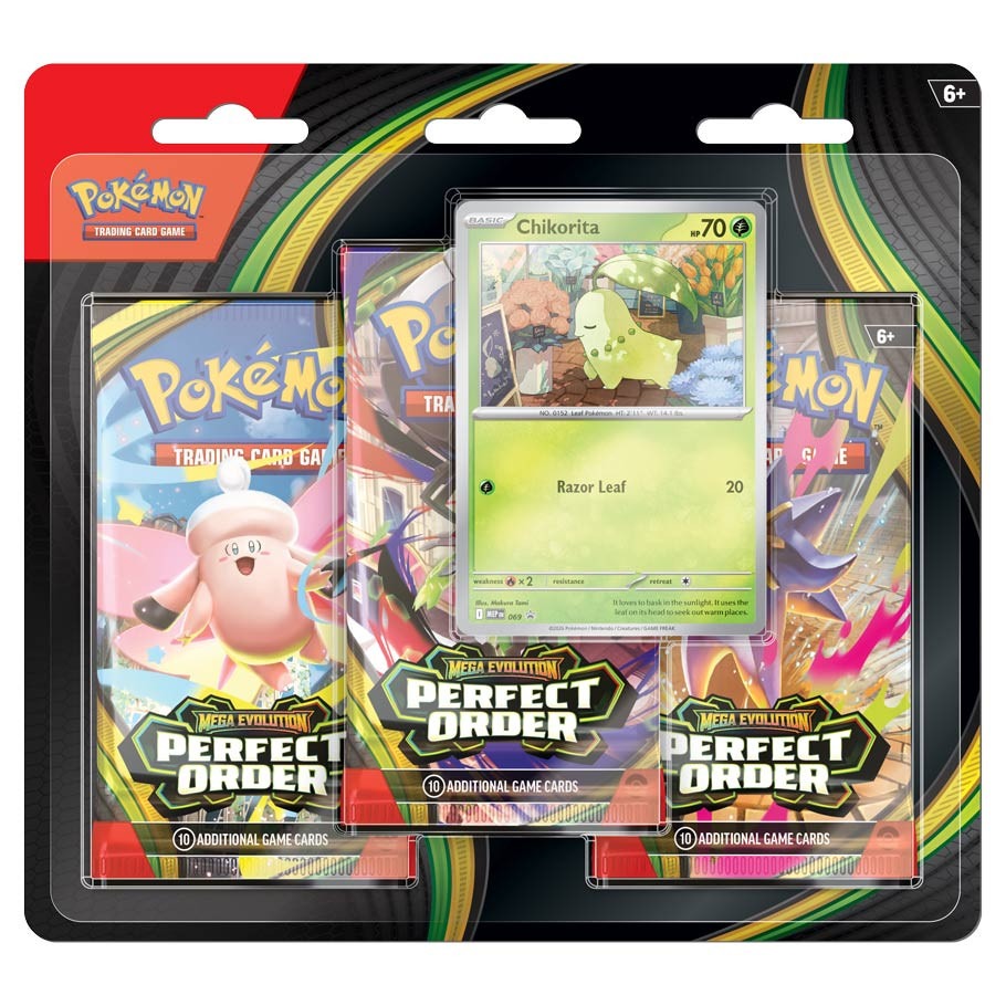 Pokemon TCG: ME03 Perfect Order - 3 Pack Blister