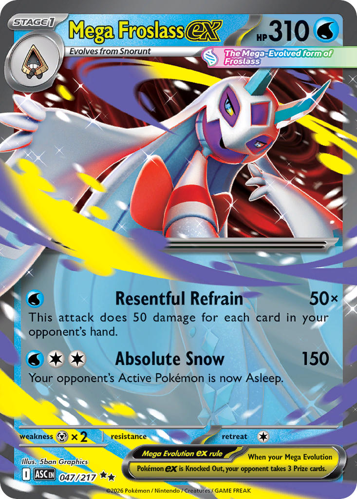 Mega Froslass ex - 047/217 (ASC) Double Rare