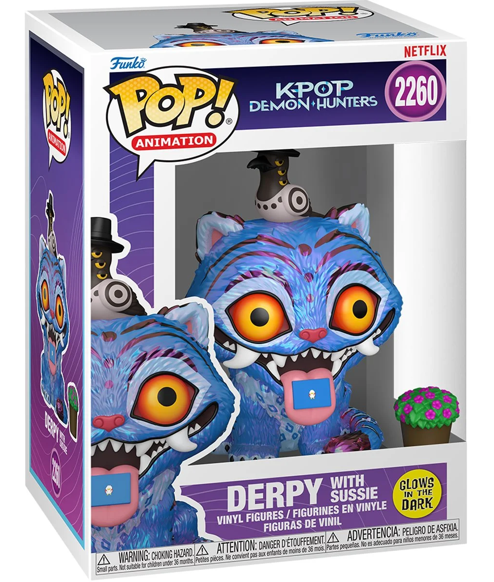POP Figure: KPop Demon Hunters #2260 - Derpy with Sussie (Glow)