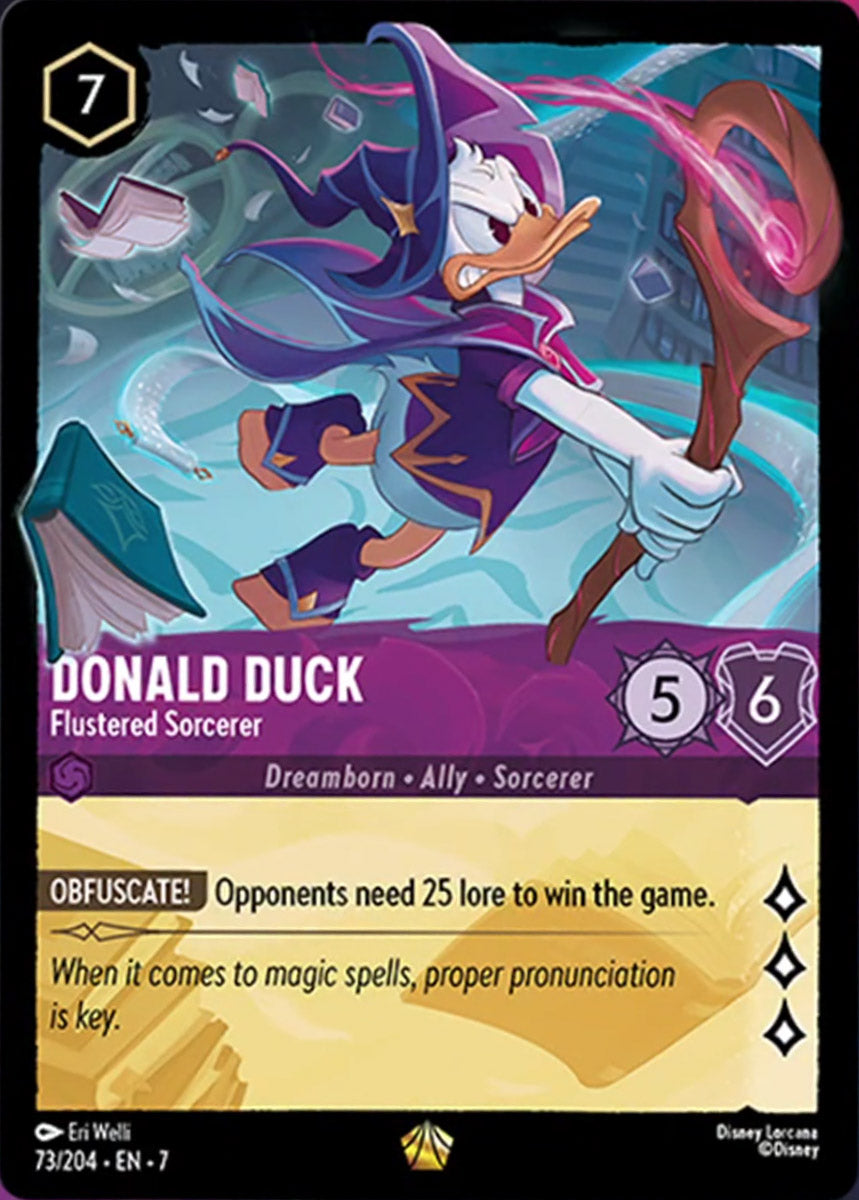 Donald Duck - Flustered Sorcerer (Archazia's Island - 073/204) Legendary