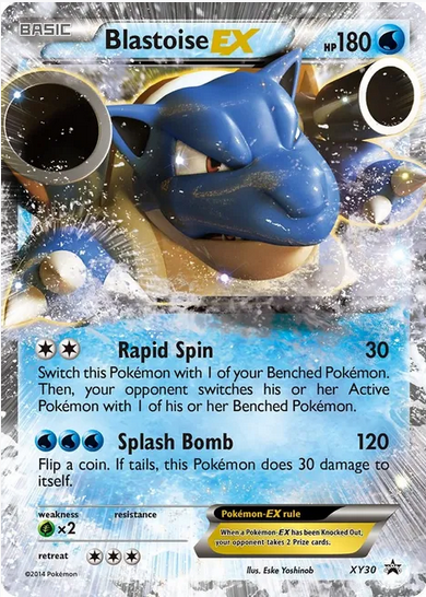 Blastoise EX - XY30 (XY:PR) Promo - Near Mint Holofoil