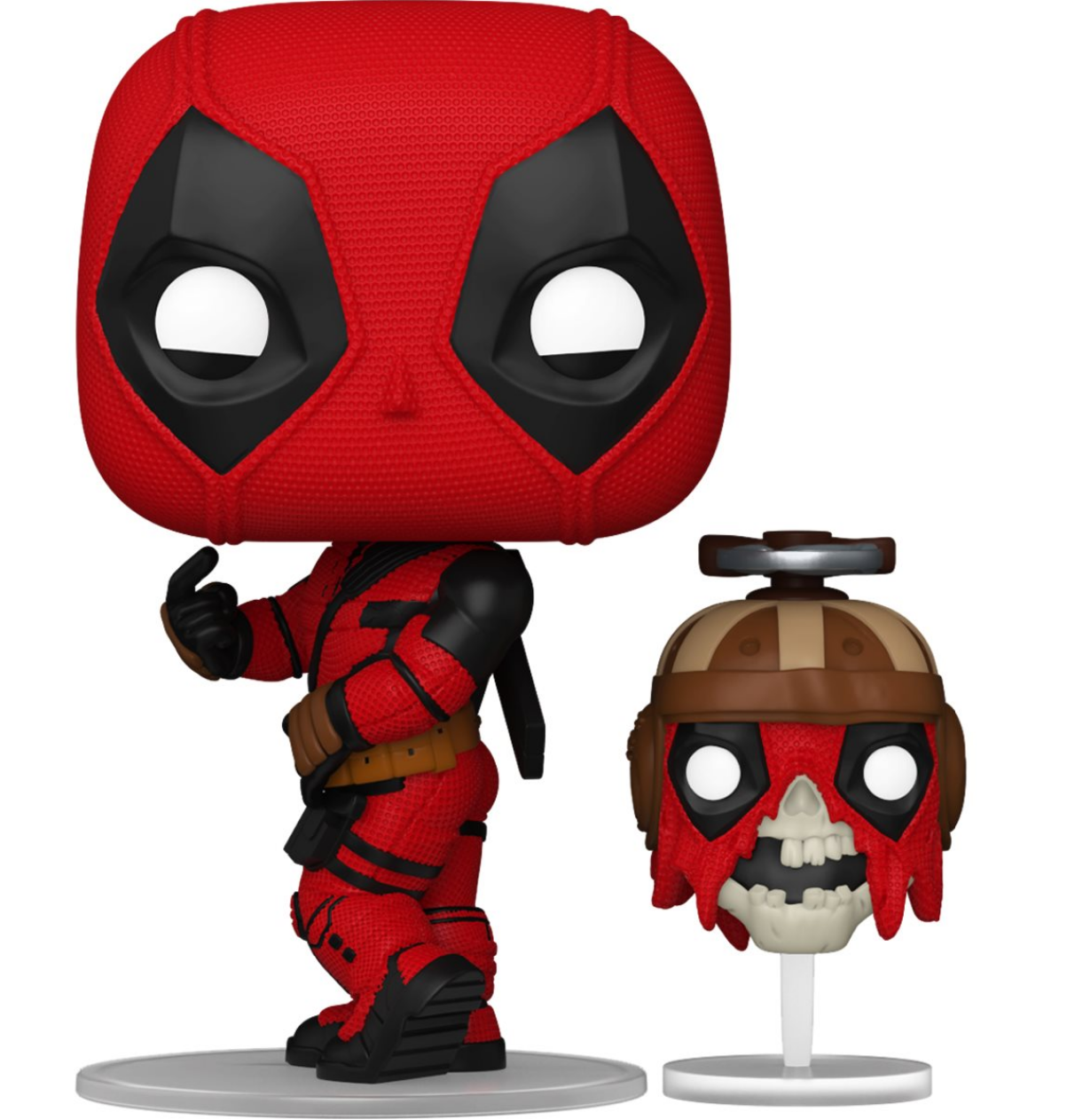 POP Figure: Marvel Deadpool & Wolverine #1400 - Deadpool with Headpool