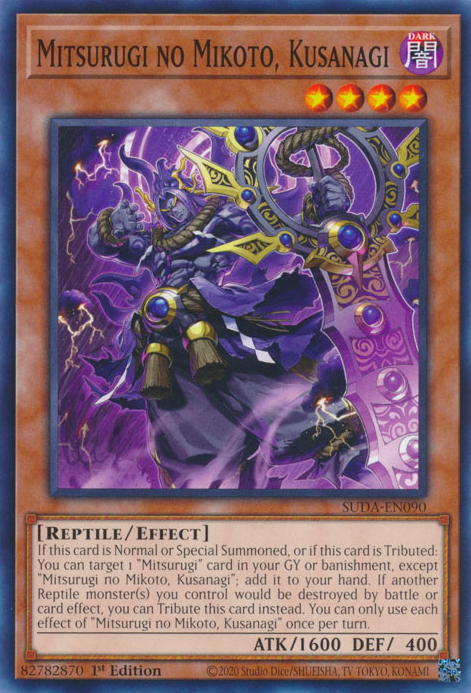 Mitsurugi no Mikoto, Kusanagi (SUDA-EN090) Common - Near Mint 1st Edition