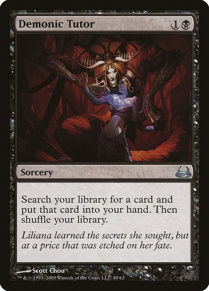Demonic Tutor (DDC-U) Moderate Play