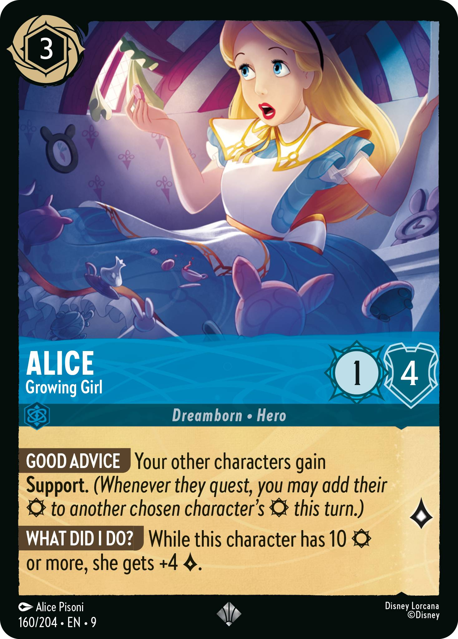 Alice - Growing Girl (Fabled - 160/204) Super Rare