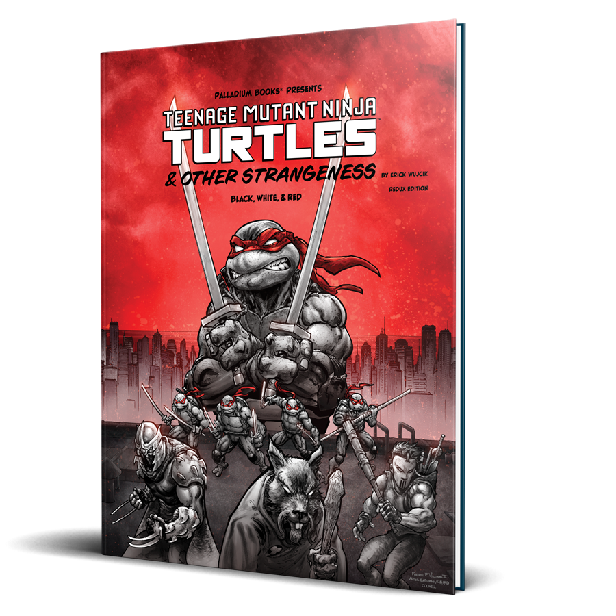 TMNT & Other Strangeness RPG: Redux Edition - Black White & Red Edition