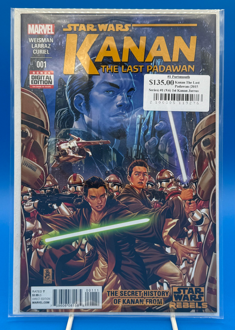 Kanan The Last Padawan (2015 Series) #1 (9.6) 1st Kanan Jarrus