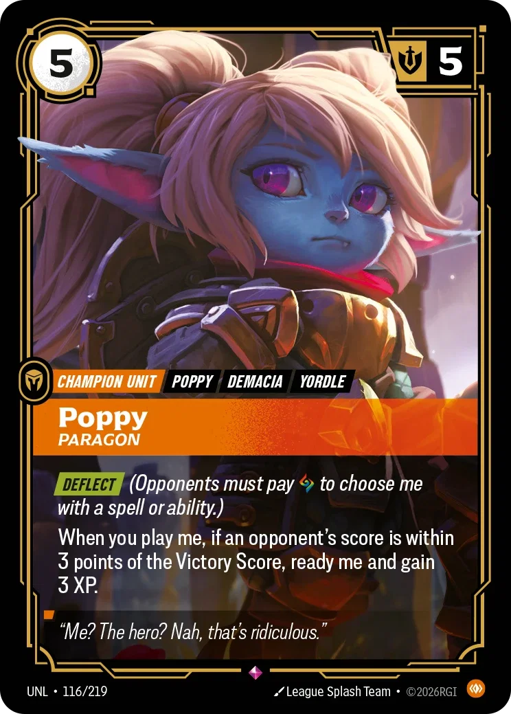 Poppy - Paragon - 116/219 (UNL) Rare