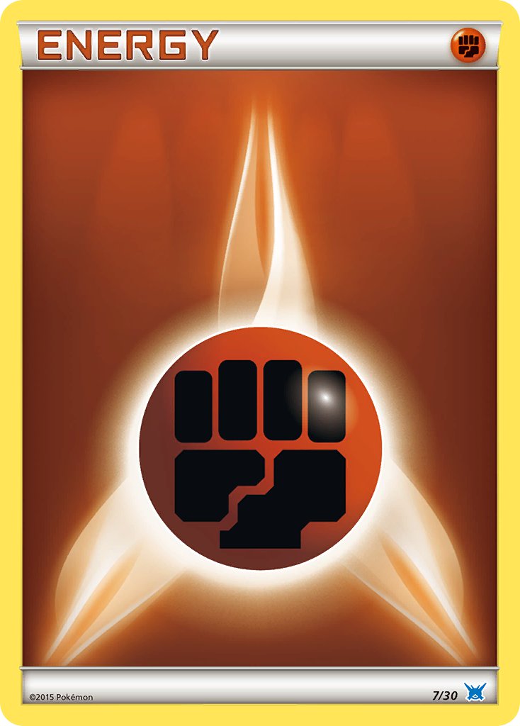 Fighting Energy - 07/30 (TK8O) Common - Near Mint