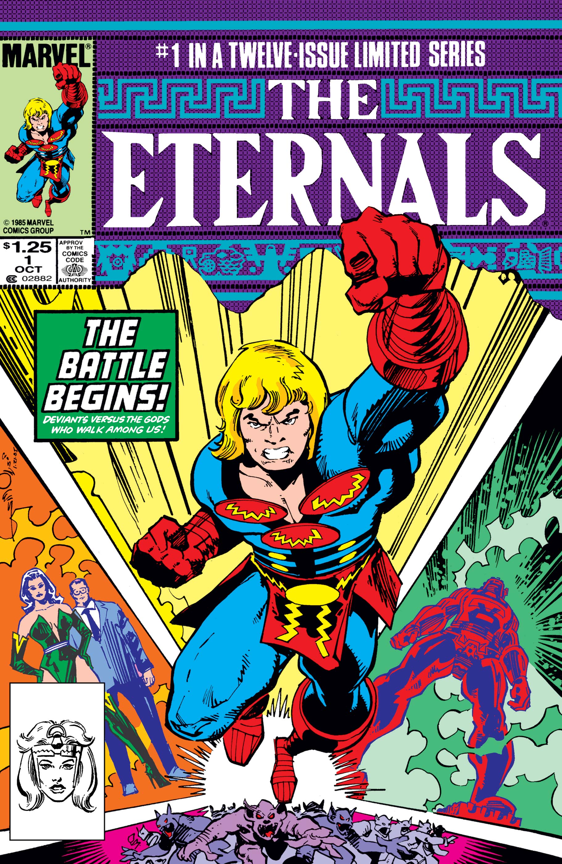 The Eternals (1985 Series) #1-12 (9.4) Complete Series