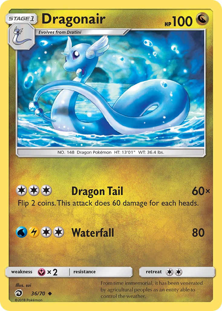 Dragonair - 36/70 (DRM) Uncommon - Near Mint
