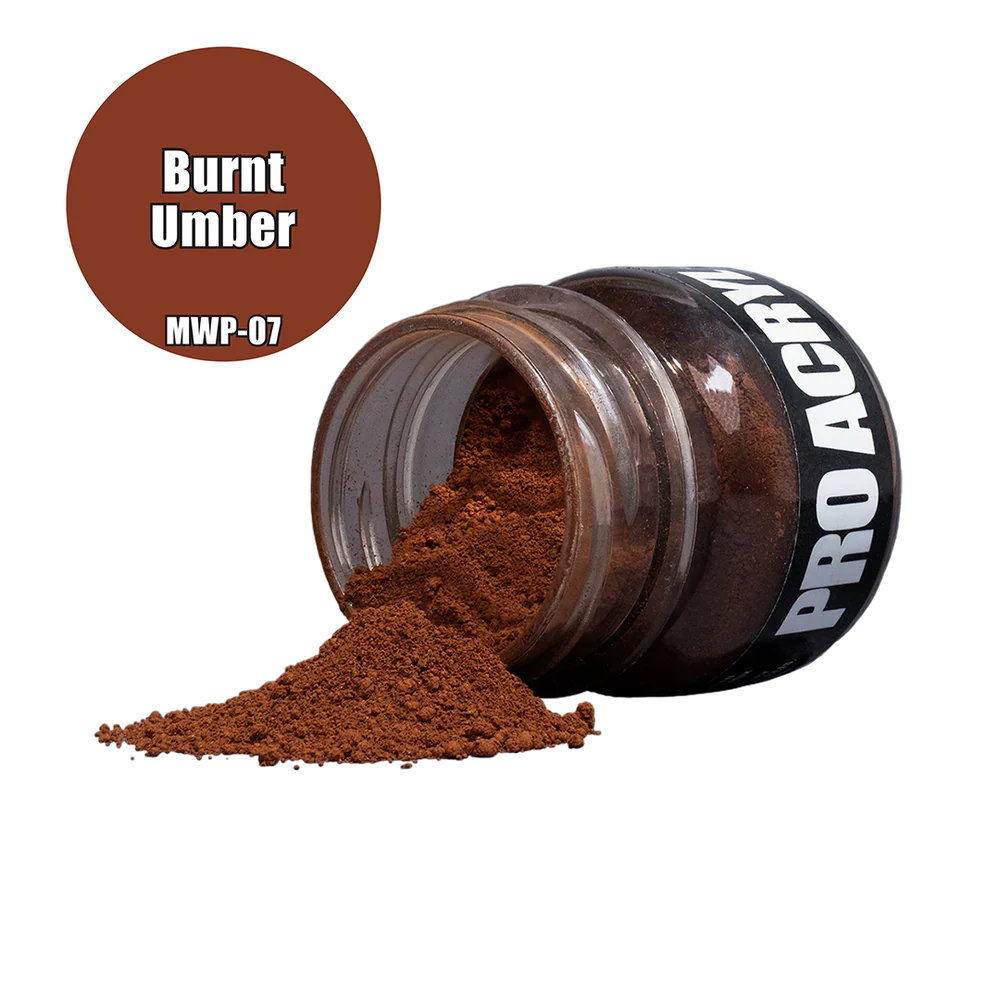 Monument Hobbies: PRO Acryl Weathering Pigments - 07 Burnt Umber (37mL)