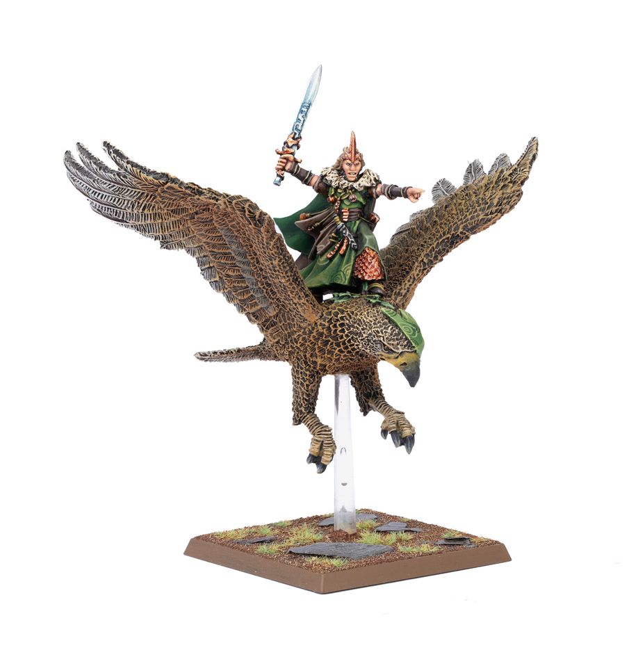 Warhammer The Old World: Wood Elf Realms - Wood Elf Noble on Great Eagle