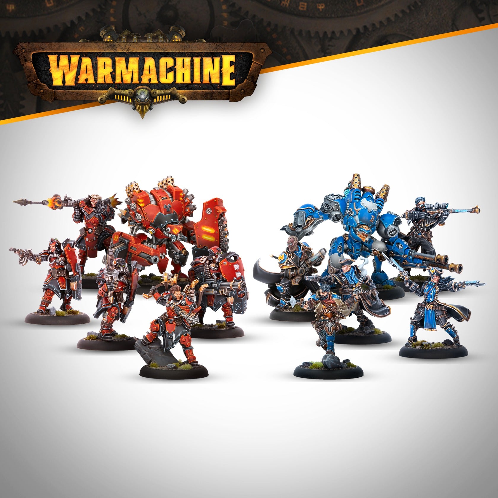 Warmachine MKIV (STEIK-CKSS154): Two Player Starter Set - Khador vs Cygnar