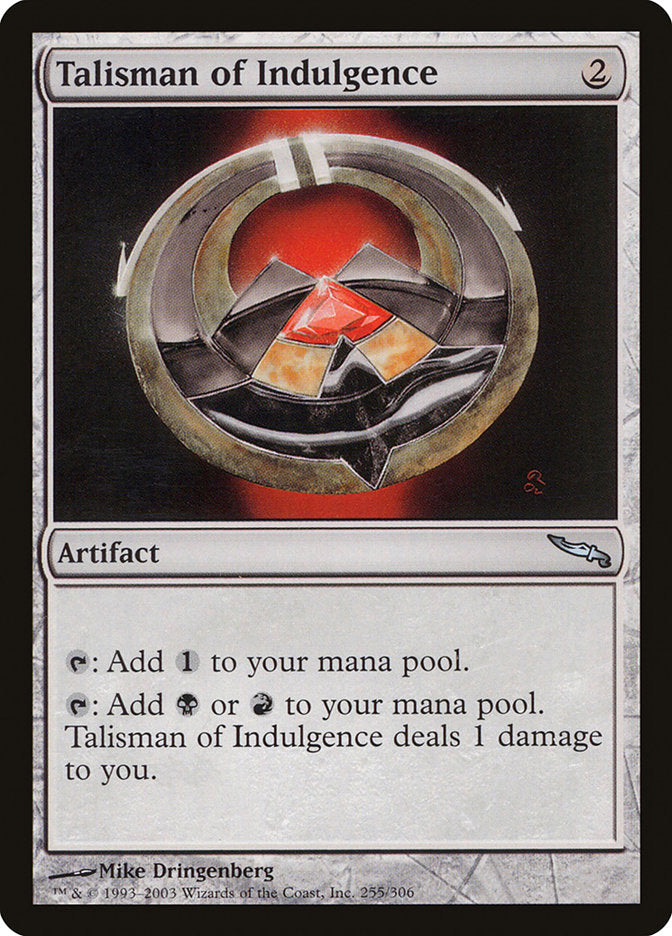 Talisman of Indulgence (MRD-U) Moderate Play
