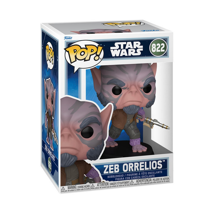 POP Figure: Star Wars The Mandalorian and Grogu #0822 - Zeb Orrelios