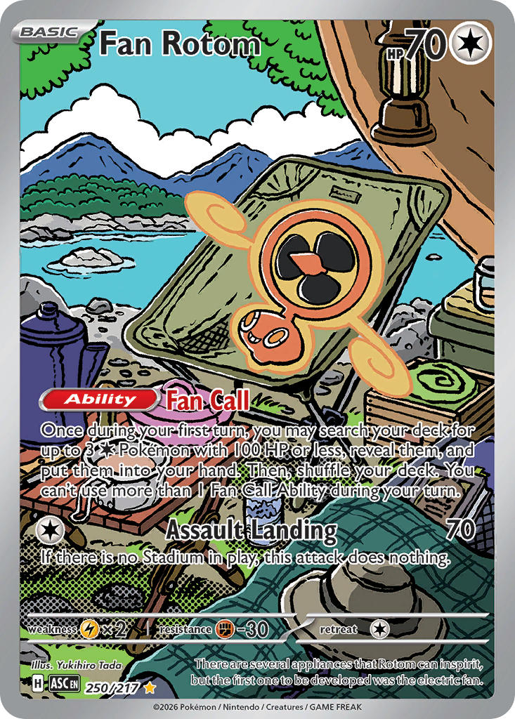 Fan Rotom - 250/217 (ASC) Illustration Rare