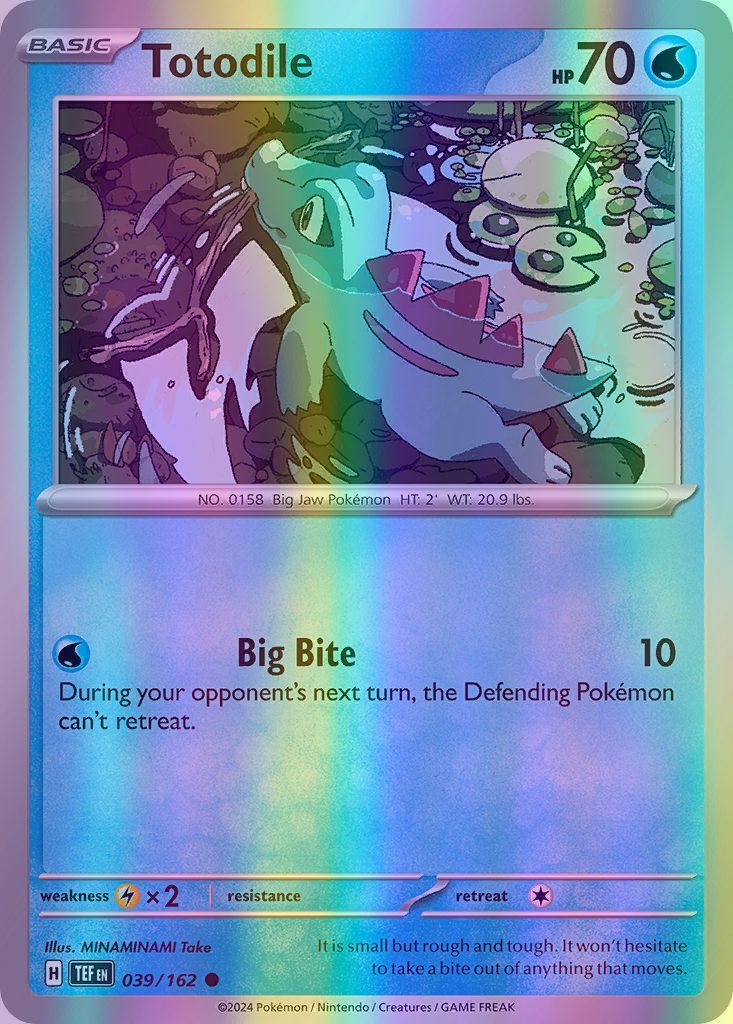 Totodile - 039/162 (TEF) Common