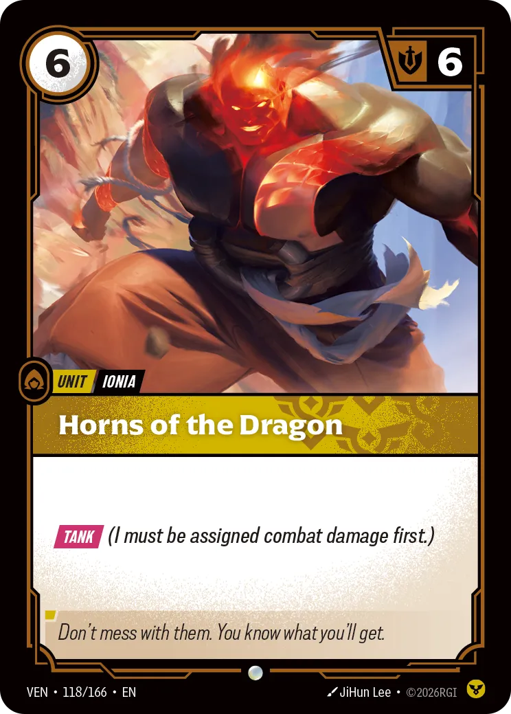 Horns of the Dragon - 118/166 (VEN) Common