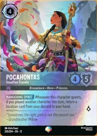 Pocahontas - Steadfast Traveler (Wilds Unknown - 220/204) Epic