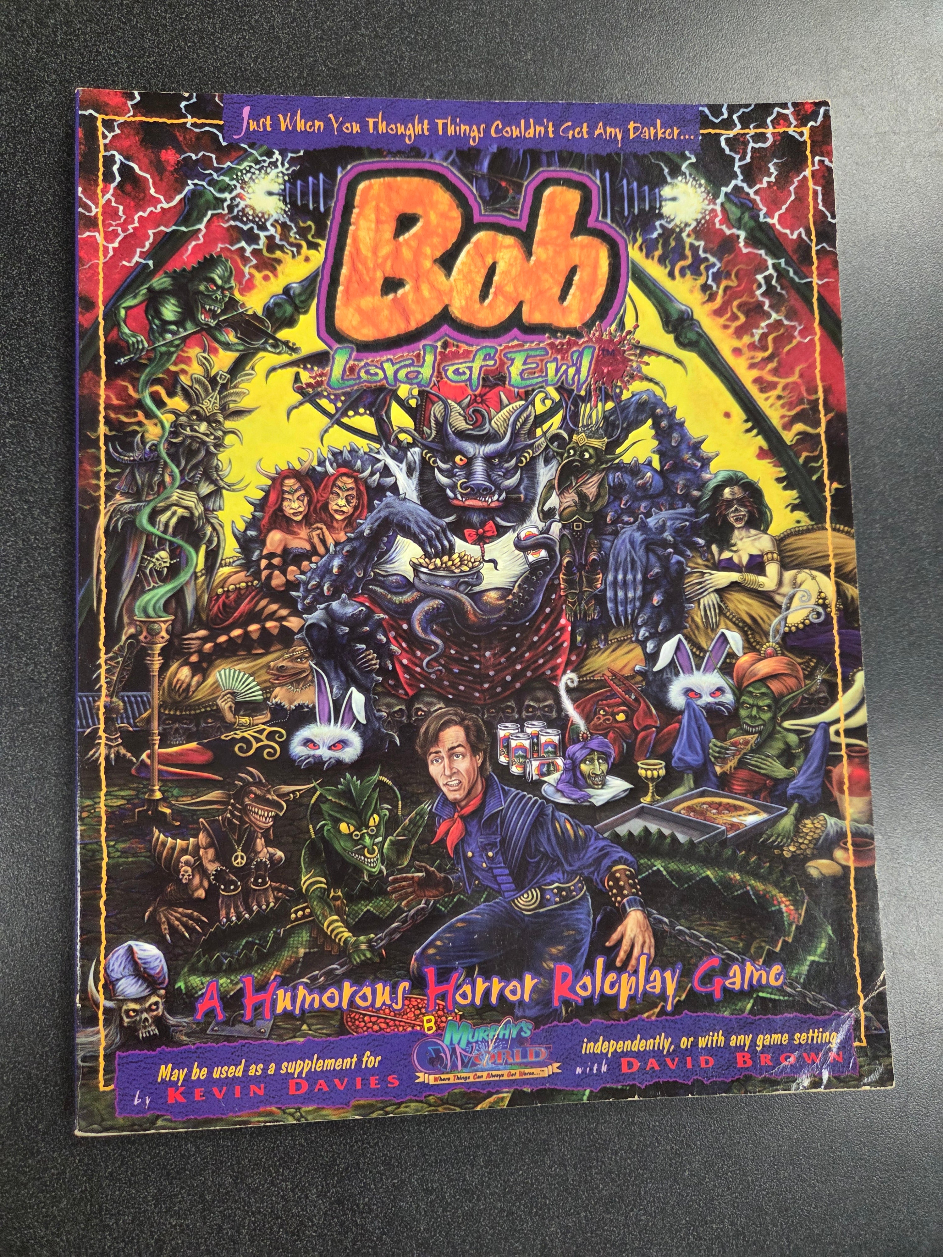 Bob, Lord of Evil (1st Ed) A Humorous Horror Roleplay Game (USED)