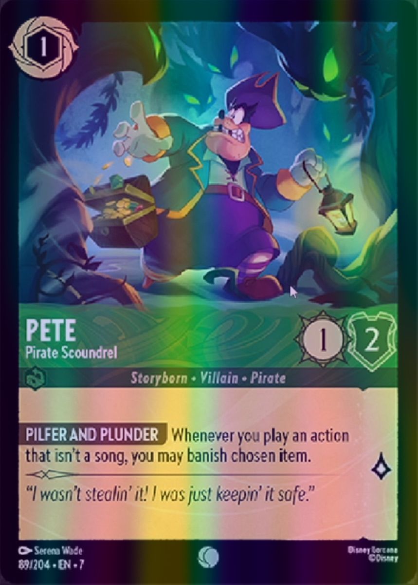 Pete - Pirate Scoundrel (Archazia's Island - 089/204) Common