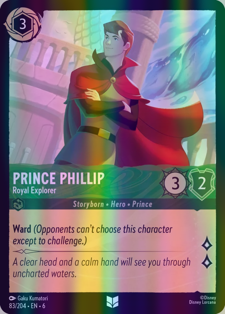 Prince Phillip - Royal Explorer (Azurite Sea 083/204) Uncommon - Near Mint Cold Foil